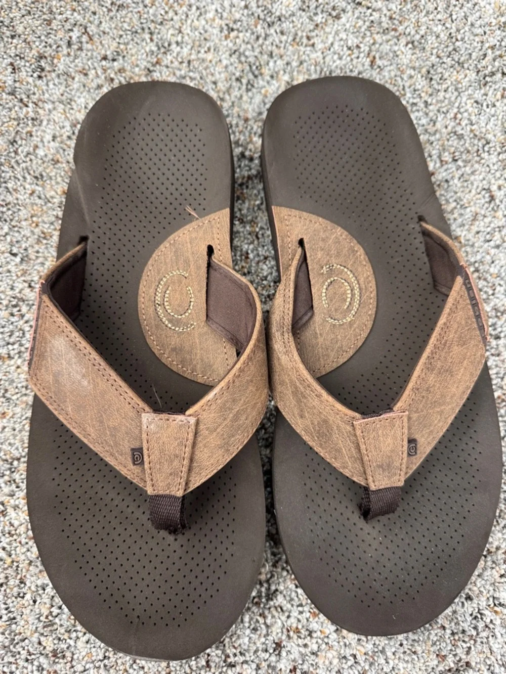 Cobian Brown Men’s Flip Flop Sandals